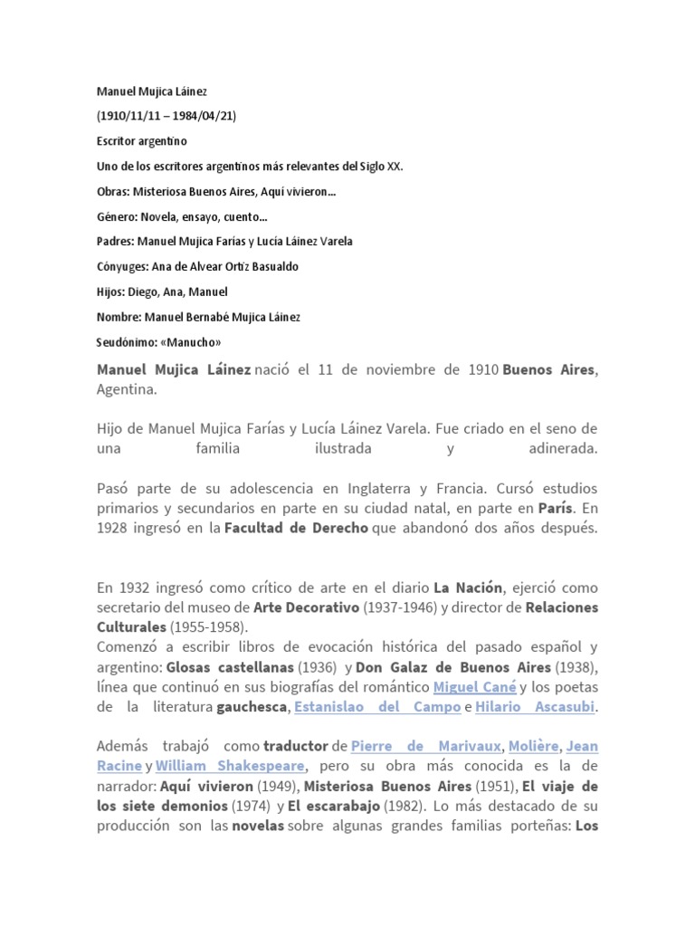 Mujica Lainez Pdf Ficción General