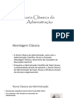 Teoria Clssica Da Administrao