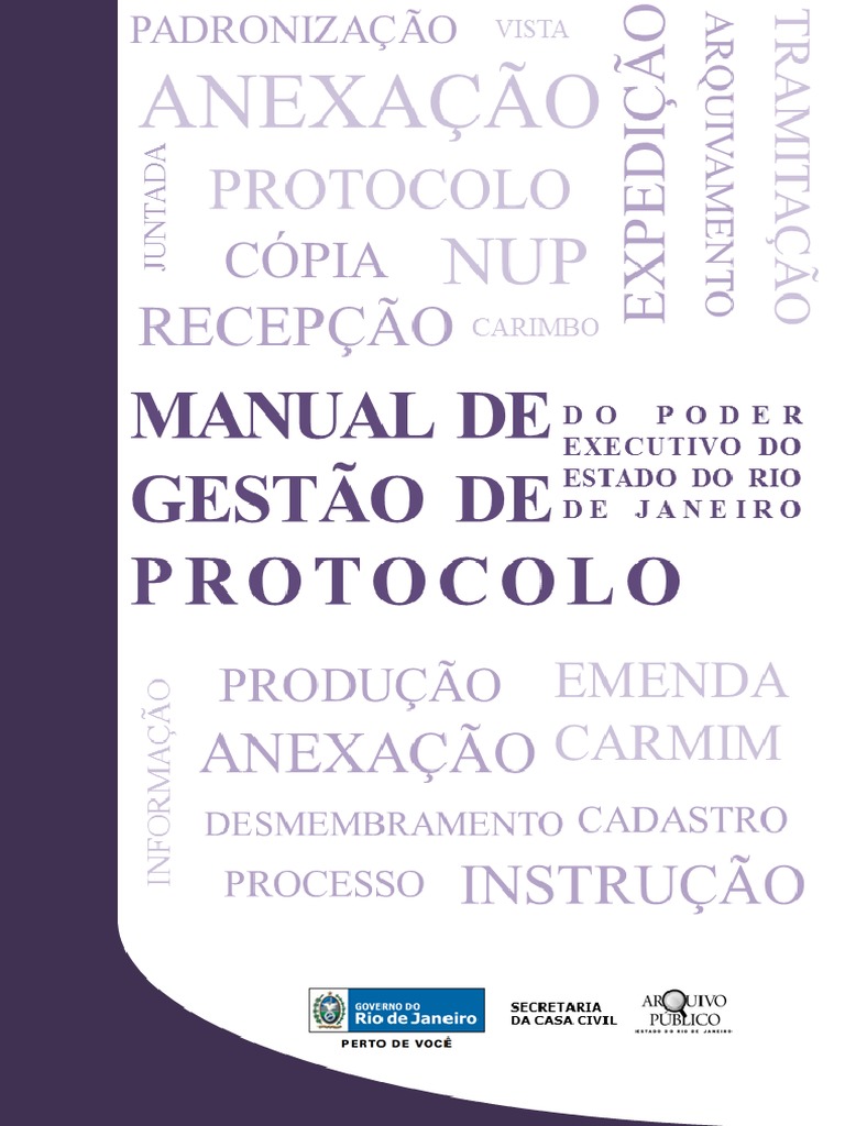 Manual de Protocolo do Estado RJ | PDF | Documento | Estado