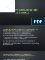 Principios históricos y nuevos del derecho de familia