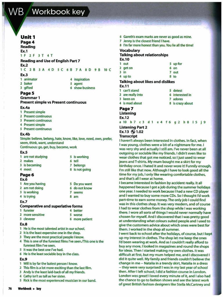 Venture Into First For Schools - WB Key (Digital Version) | PDF