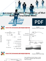Properties of common structural steels