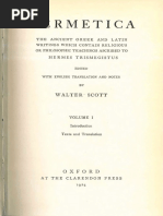 Hermetica Vol1 | PDF | Hermes Trismegistus | Hermeticism
