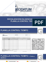 Socilizacion Diligenciamiento Planilla Control Tiempo