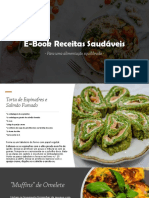 Ebook Receitas Saudáveis