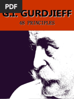 Gurdjieff - 48 Gurdjieff Principles. Handwritten Original Notes ...