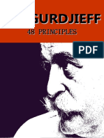 Gurdjieff - 48 Gurdjieff Principles. Handwritten Original Notes