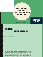 Social and Economic Changes in Our Country MONICA VILLAORDUÑA