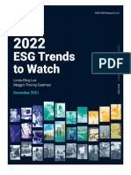 2022 ESG Trends To Watch