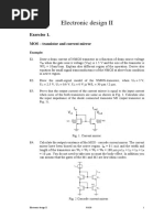 Electronics Design Mosfet Exercises