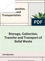 Waste Generation, Collection, and Transportation