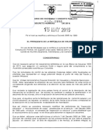 Decreto 993 Del 15 de Mayo de 2015
