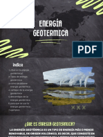 Energía Geotérmica