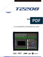 Manual de Usuario Mixer t2208