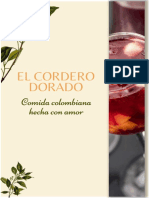Menu Cordero Dorado 28 05 22