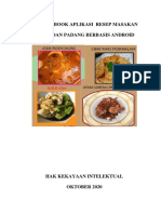 Manual Book Aplikasi Resep Masakan Sunda Dan Padang Berbasis Android