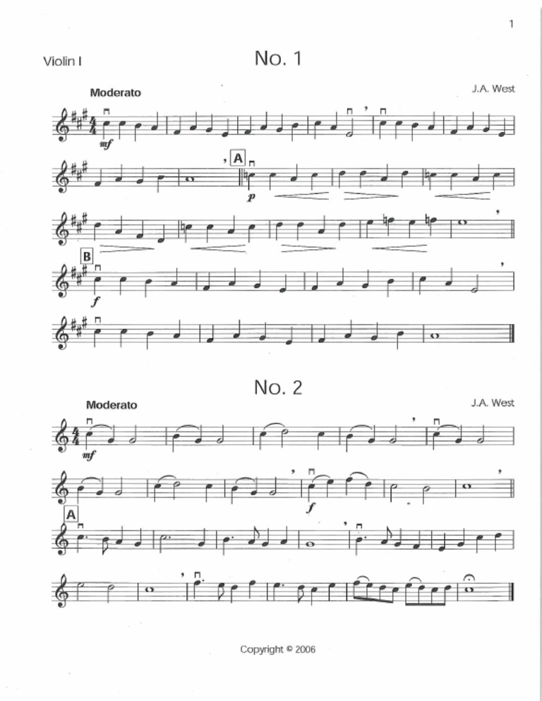 The Sight-Reading Book For String Orchestra - Violin 1 | PDF