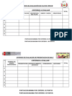 Criterios de Evaluaciòn de Platos Tipicos y Baile