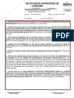 Act 20, Procesal Administrativo