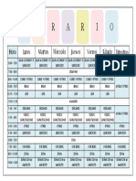 HORARIO