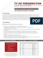 EMBA7035 Strategic Market Planning