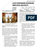 Artikel Otonomi Daerah Banten