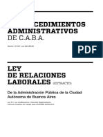 Leyes administrativas y laborales de CABA