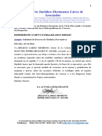 SOLICITUD DE DECRETO DE MEDIDA CAUTELAR