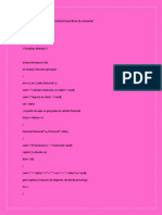 Factorial y Tabla de Multiplicar