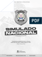 Simulado Nacional - PPMG 2021 (Pós-Edital) - Projeto Caveira Respondido