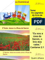 3a Aula - Slides - CRI - Os Segredos Do Livro de Cantares - Jesus e A Rosa de Sarom - Setembro 2022