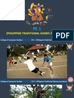 Philippine Traditional Games and Sports