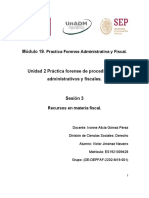 Módulo 19.: Practica Forense Administrativa y Fiscal