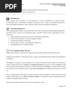 Module 2 - Discrete Probability Distribution