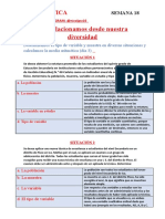 Nos Relacionamos Desde Nuestra Diversidad: Matematica