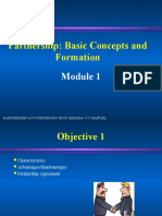 Module 1 PARTNERSHIP Formation