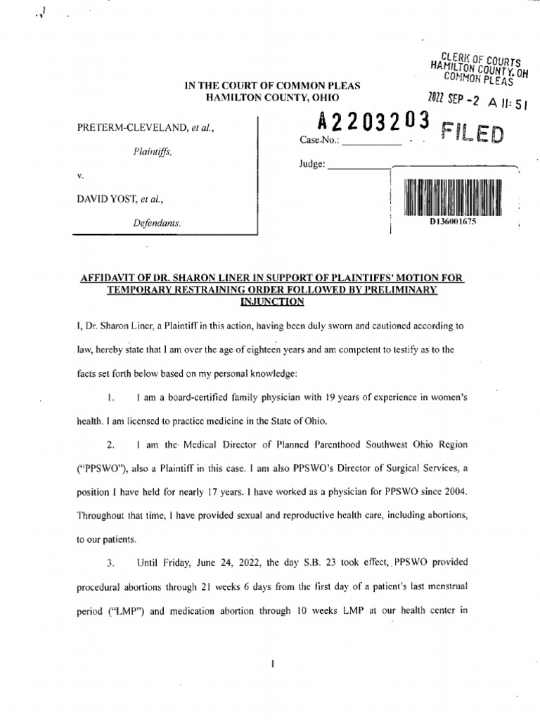 Hamilton County Common Pleas Court Ruling | PDF