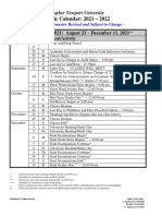 Cnu 2021 2022 Academic - Calendar