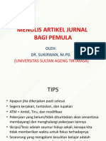 Penulisan Artikel Jurnal