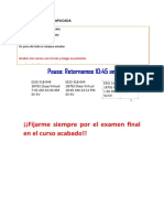 PUNTOS INPORTANTES PARA EL EXAMEN