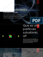Partículas Atómicas y Subatómicas