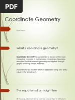 Coordinate Geometry 1