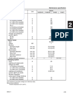 Maintenance Specification: Coil Resistance and Peak Voltage Are Reference Data. Measuring Conditions