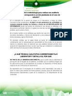 Análisis de Caso. Instrumentación y Recolección