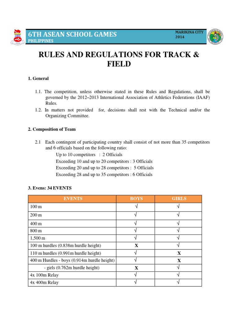 Track and Field | PDF | Track And Field | Public Law