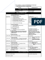 Rancangan Jadwal Acara Konperensi Studi dan Kongres XIV PPGT Tahun 2018