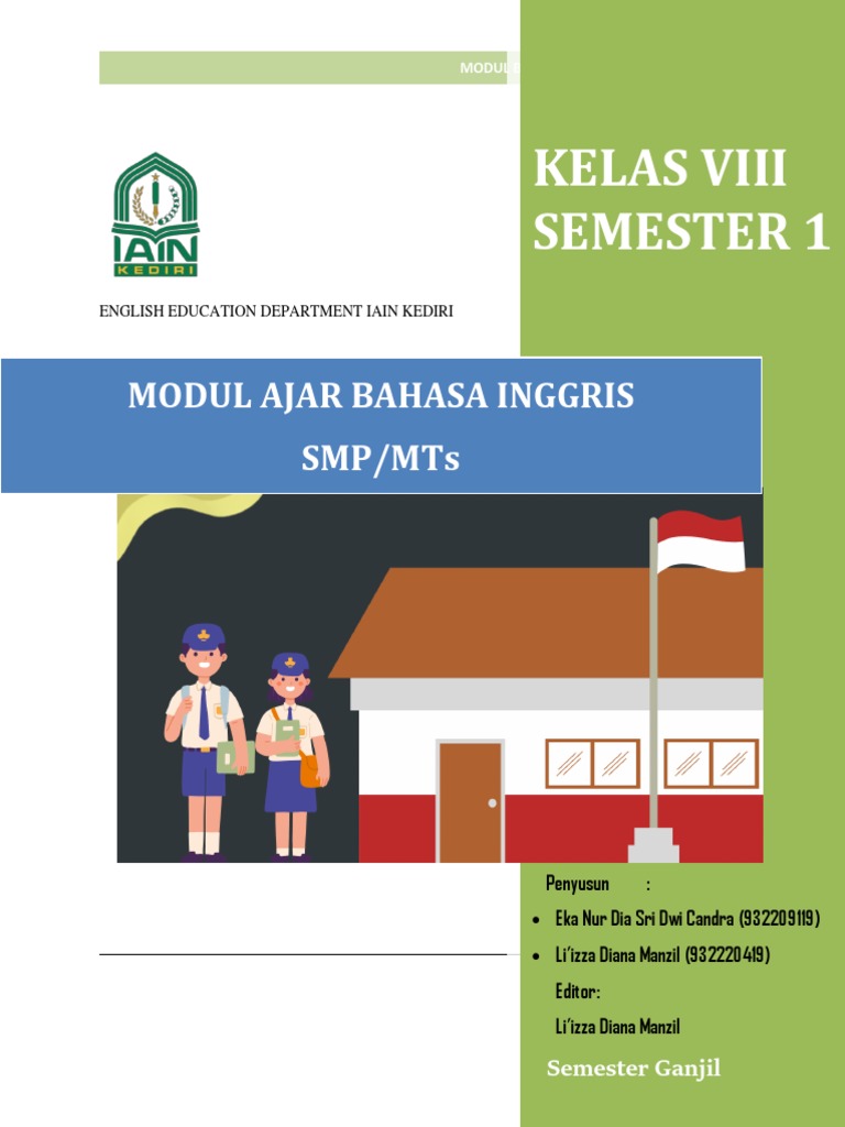 Modul Ajar Kelas 8 Can Will PDF Linguistics Cognitive Science