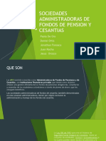 Sociedades Administradoras de Fondos de Pension y Cesantias