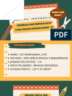 Modul Ajar Bahasa Indonesia Kelas 1