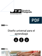 Diseño Universal para El Aprendizaje - PPT Clase 1-1